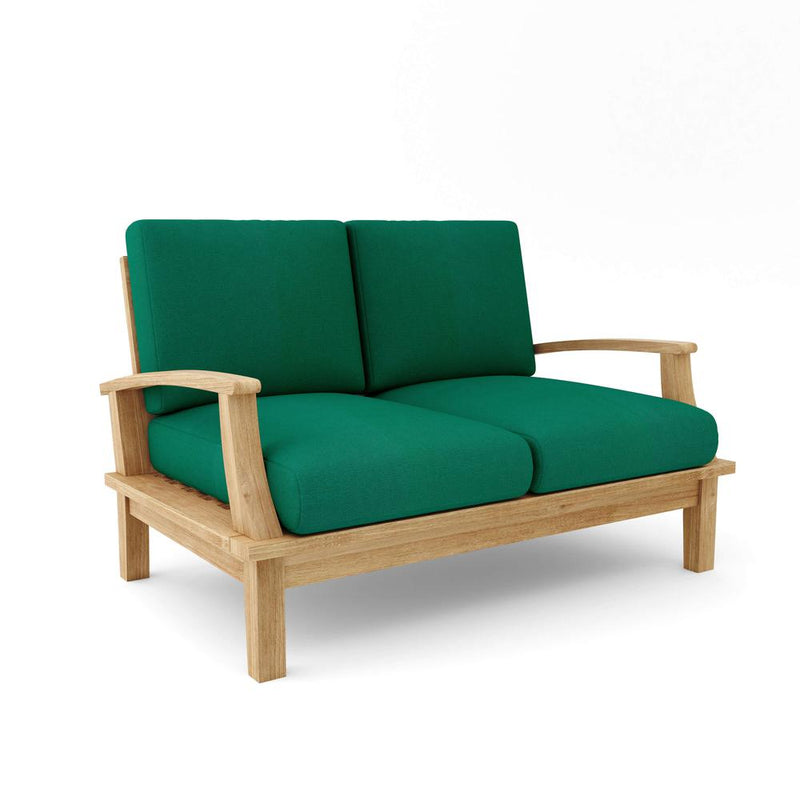 Brianna Deep Seating Loveseat + Cushion By Anderson Teak | Outdoor Sofas, Loveseats & Sectionals | Modishstore
