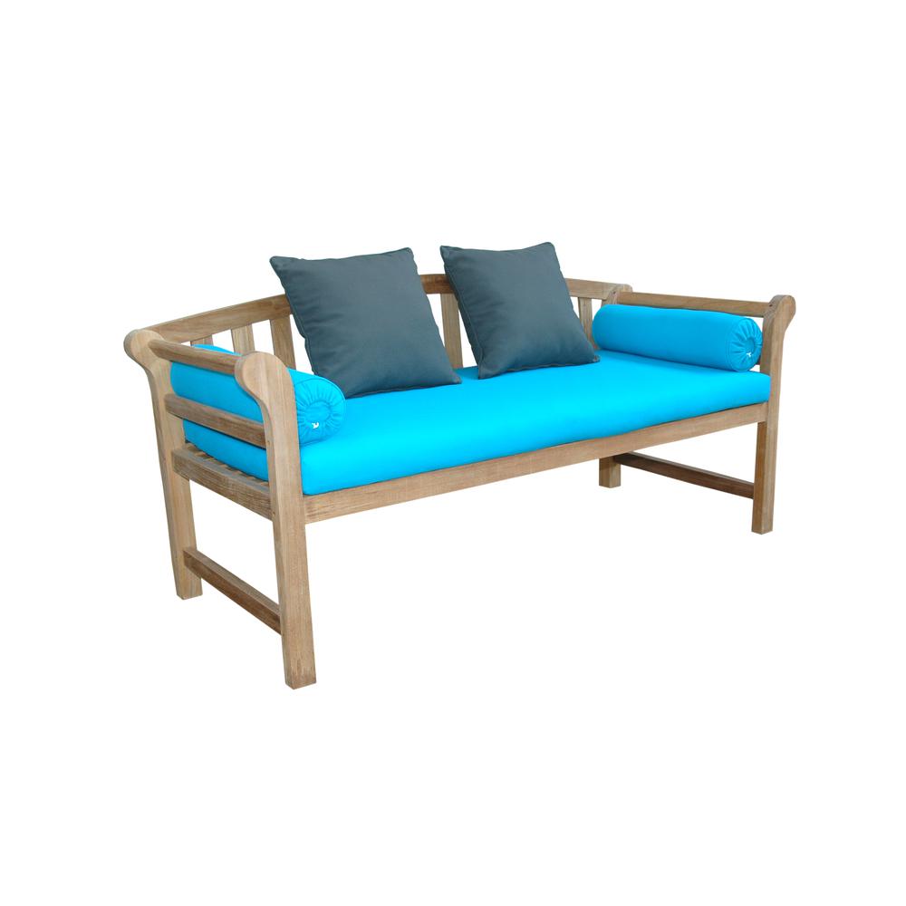 Brisbane Deep Seating Bench By Anderson Teak | Outdoor Stools & Benches | Modishstore - 2