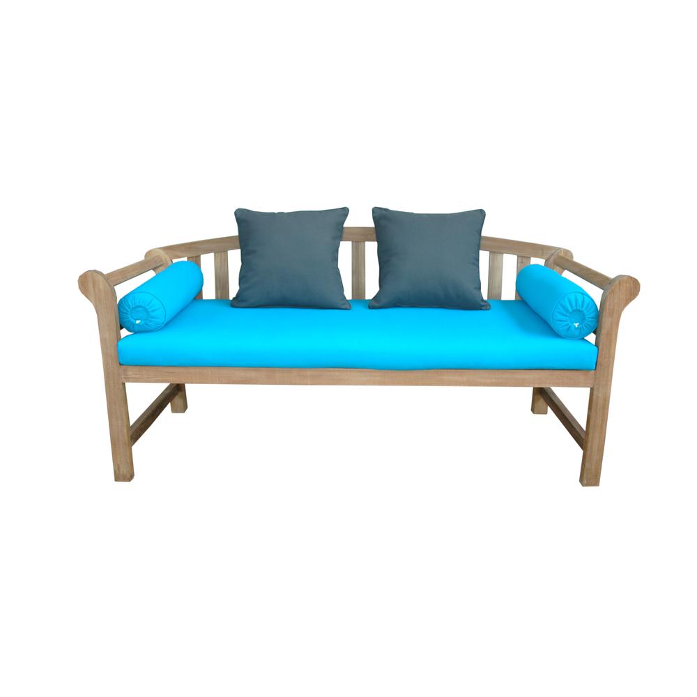 Brisbane Deep Seating Bench By Anderson Teak | Outdoor Stools & Benches | Modishstore - 3