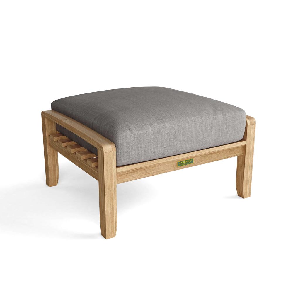 Natsepa Ottoman By Anderson Teak | Outdoor Ottomans | Modishstore
