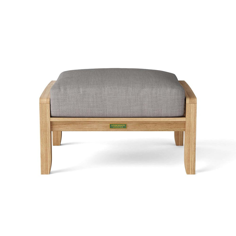 Natsepa Ottoman By Anderson Teak | Outdoor Ottomans | Modishstore - 2