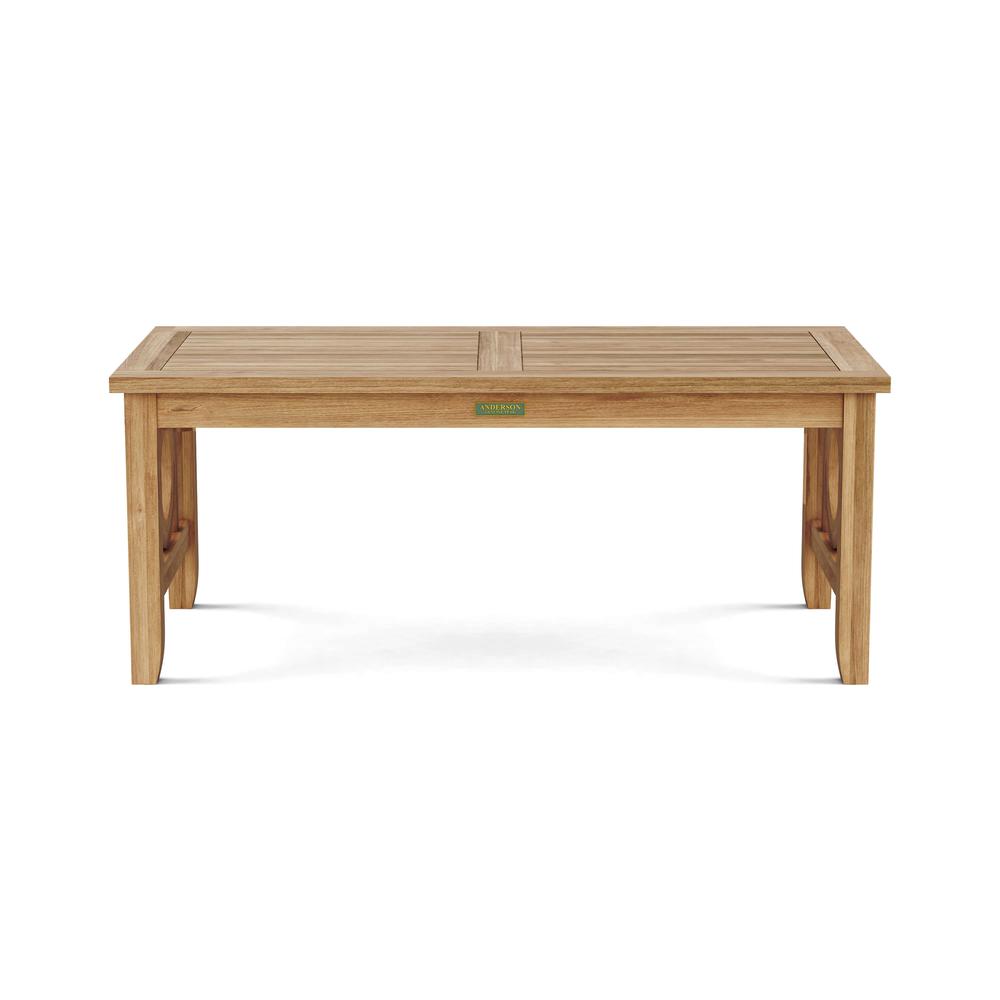 Natsepa Rectangular Coffee Table By Anderson Teak | Outdoor Tables | Modishstore - 2