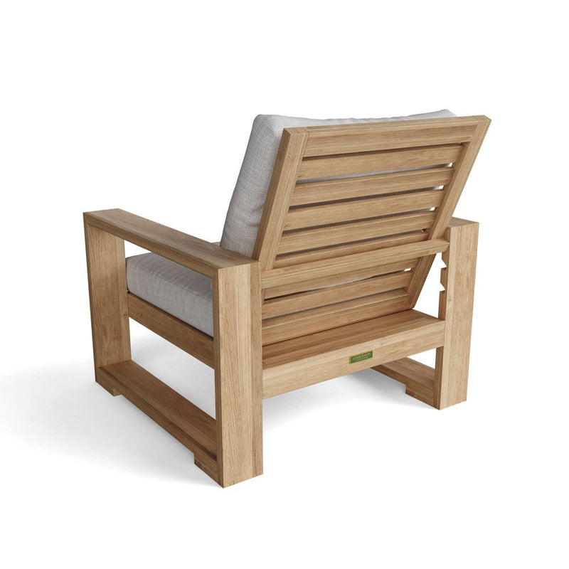 Capistrano Deep Seating Armchair By Anderson Teak | Outdoor Chairs | Modishstore