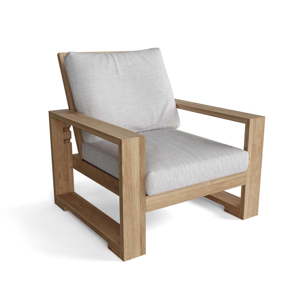 Capistrano Deep Seating Armchair By Anderson Teak | Outdoor Chairs | Modishstore - 3