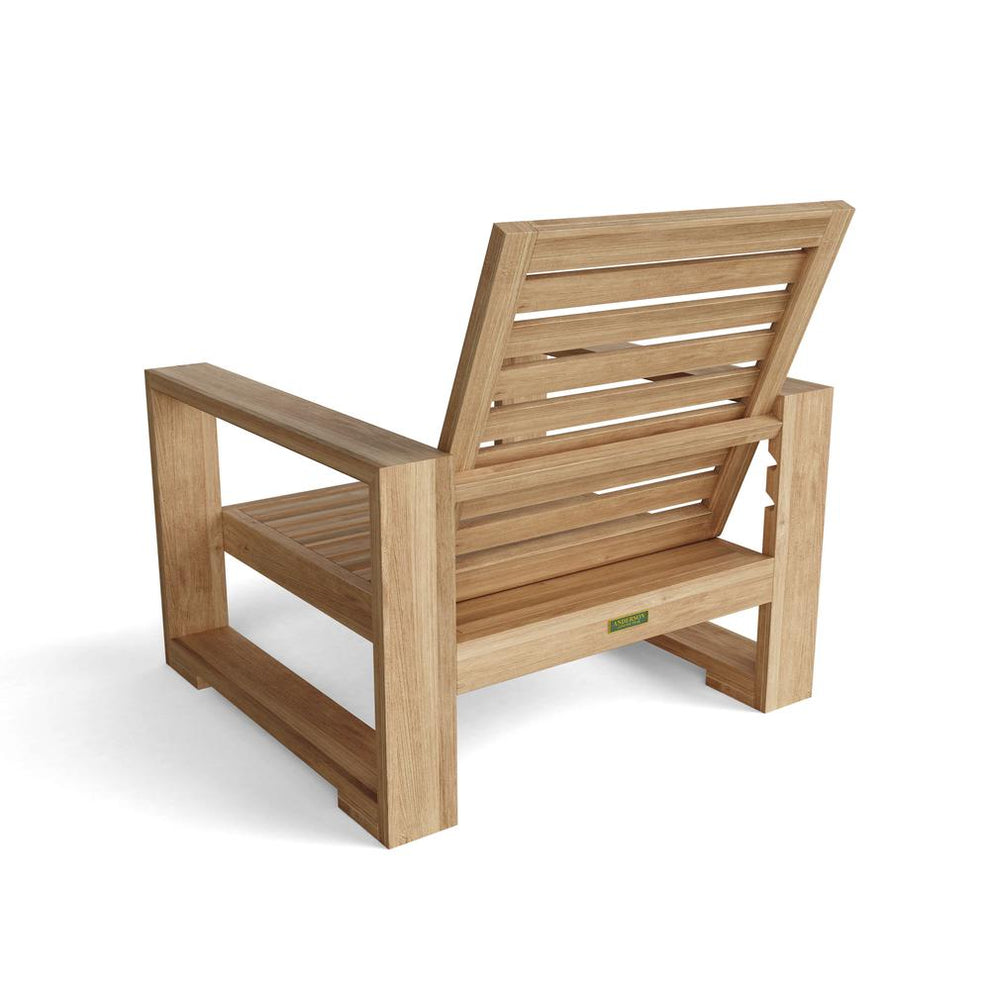 Capistrano Deep Seating Armchair By Anderson Teak | Outdoor Chairs | Modishstore - 4