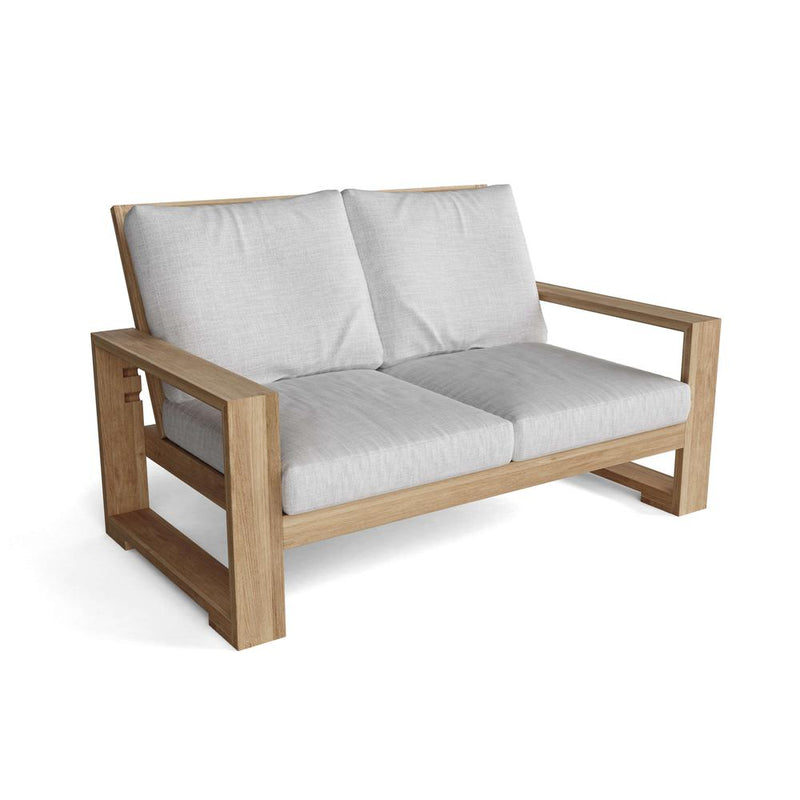 Capistrano Deep Seating Loveseat By Anderson Teak | Outdoor Sofas, Loveseats & Sectionals | Modishstore