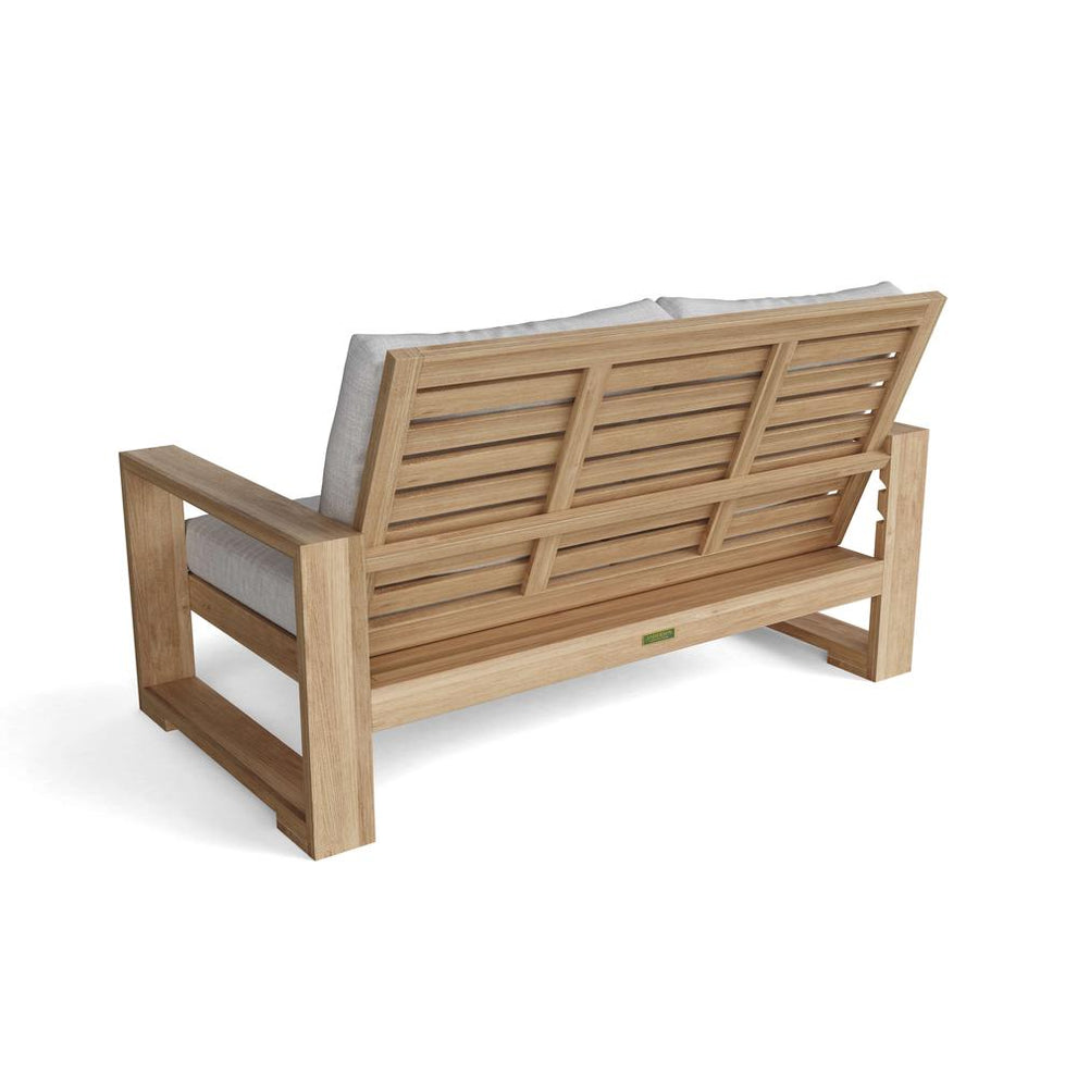 Capistrano Deep Seating Loveseat By Anderson Teak | Outdoor Sofas, Loveseats & Sectionals | Modishstore - 4
