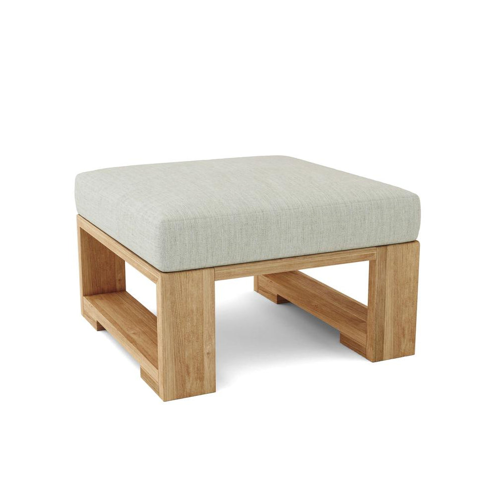 Capistrano Deep Seating Ottoman By Anderson Teak | Outdoor Ottomans | Modishstore - 2