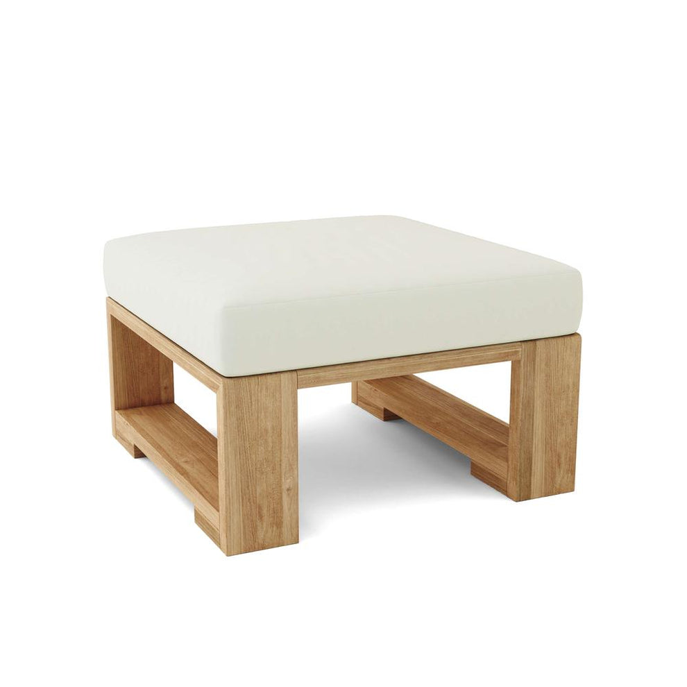 Capistrano Deep Seating Ottoman By Anderson Teak | Outdoor Ottomans | Modishstore - 3