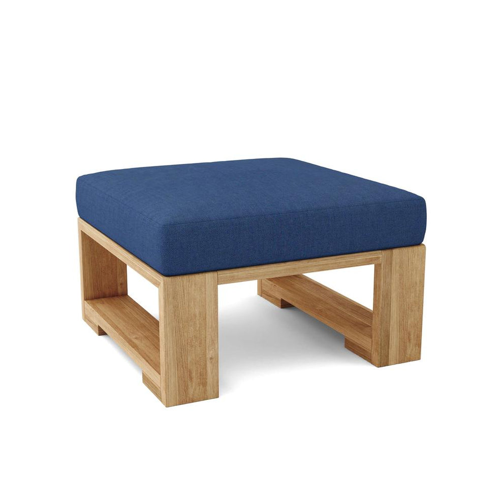Capistrano Deep Seating Ottoman By Anderson Teak | Outdoor Ottomans | Modishstore - 4