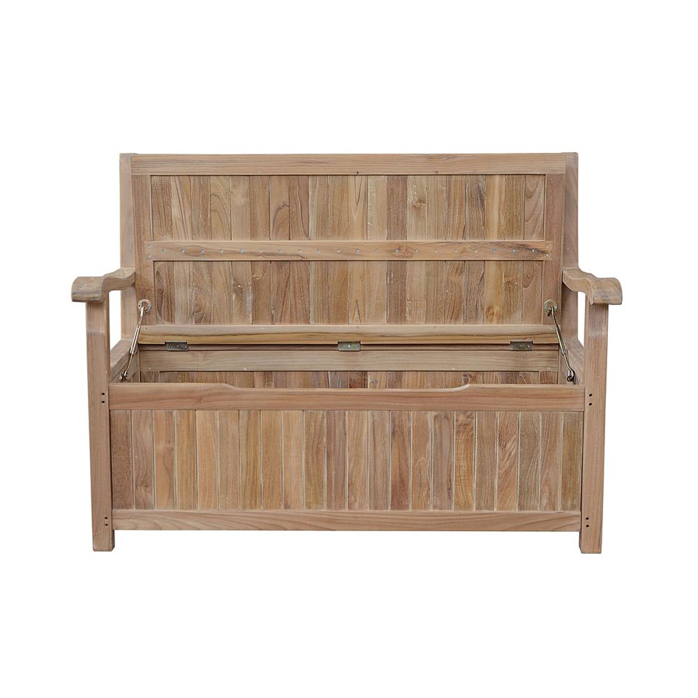 Vilano Storage Bench By Anderson Teak | Outdoor Stools & Benches | Modishstore - 3