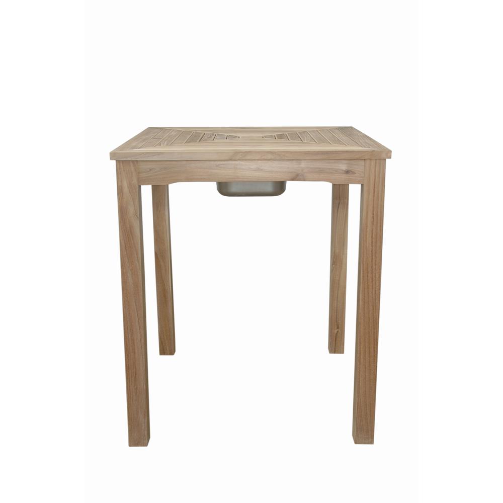 Chatsworth Ice Chiller Bar Table By Anderson Teak | Bar Tables | Modishstore