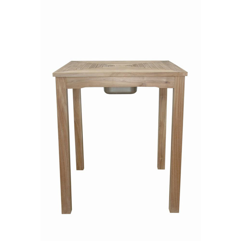Chatsworth Ice Chiller Bar Table By Anderson Teak | Bar Tables | Modishstore