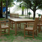 Windsor Chicago 5-Pieces Dining Table Set By Anderson Teak | Outdoor Dining Sets | Modishstore