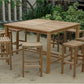 Windsor Montego 9-Pieces Square Bar Set By Anderson Teak | Bar Stools & Table | Modishstore - 2