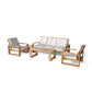 Capistrano 5-Piece Deep Seating Sofa Collection By Anderson Teak | Outdoor Sofas, Loveseats & Sectionals | Modishstore