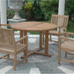 Tosca Rialto Armchair 5-Pieces Dining Set By Anderson Teak | Outdoor Dining Sets | Modishstore