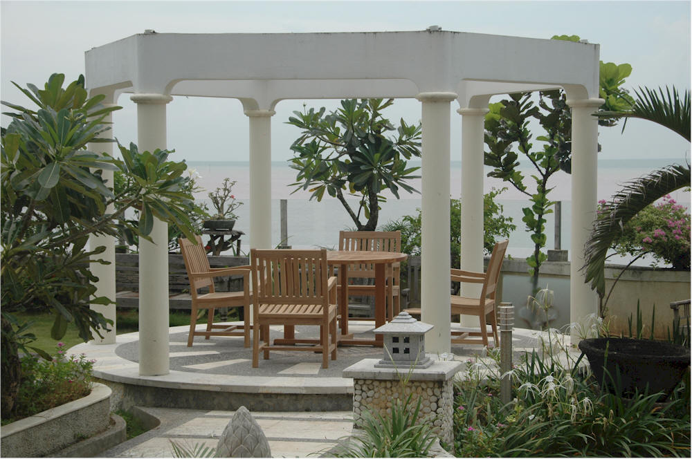 Tosca Rialto Armchair 5-Pieces Dining Set By Anderson Teak | Outdoor Dining Sets | Modishstore - 2