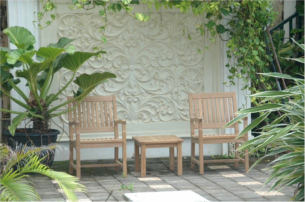 Bahama Rialto 3-Pieces Set By Anderson Teak | Outdoor Chairs | Modishstore - 2