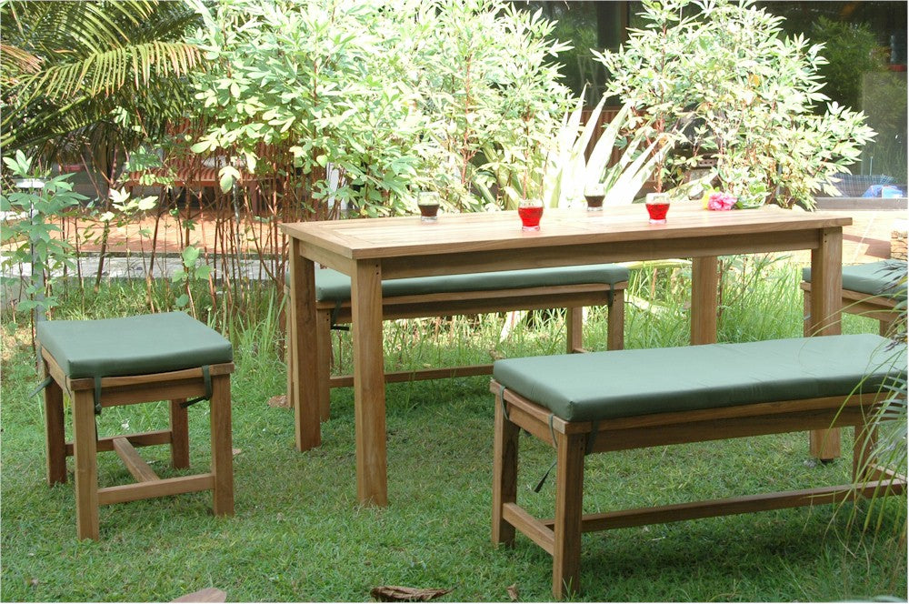 Montage Madison 5- Pices Dining Set   By Anderson Teak | Outdoor Dining Sets | Modishstore