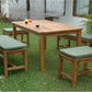 Montage Madison 5- Pices Dining Set   By Anderson Teak | Outdoor Dining Sets | Modishstore - 2
