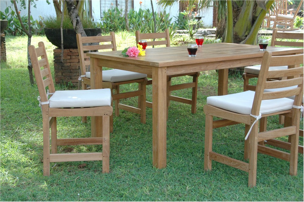 Montage Windham 7-Pieces Dining Set By Anderson Teak | Outdoor Dining Sets | Modishstore - 4