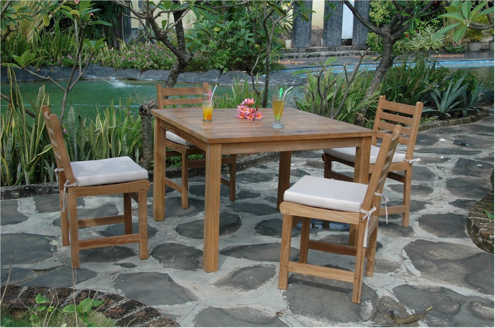 Montage 42" Square Table By Anderson Teak | Outdoor Tables | Modishstore