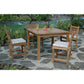 Montage Windham  5- Pices Dining Set A By Anderson Teak | Outdoor Dining Sets | Modishstore - 4