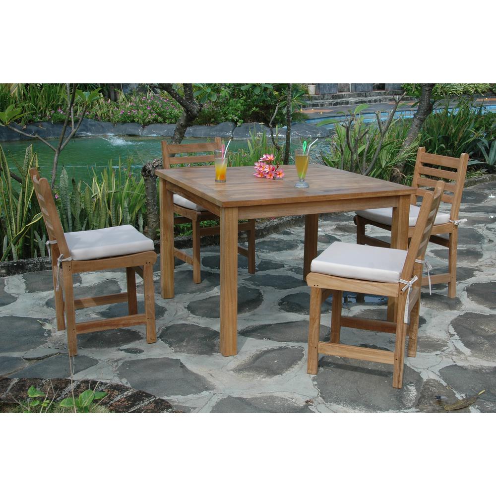 Montage Windham  5- Pices Dining Set A By Anderson Teak | Outdoor Dining Sets | Modishstore - 4