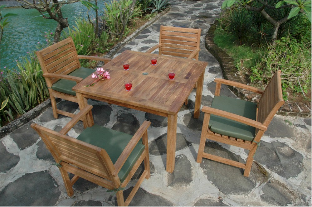 Montage Victoria  5- Pices Dining Set By Anderson Teak | Outdoor Dining Sets | Modishstore