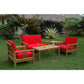 Southbay Deep Seating 5-Pieces Conversation Set A By Anderson Teak | Outdoor Sofas, Loveseats & Sectionals | Modishstore
