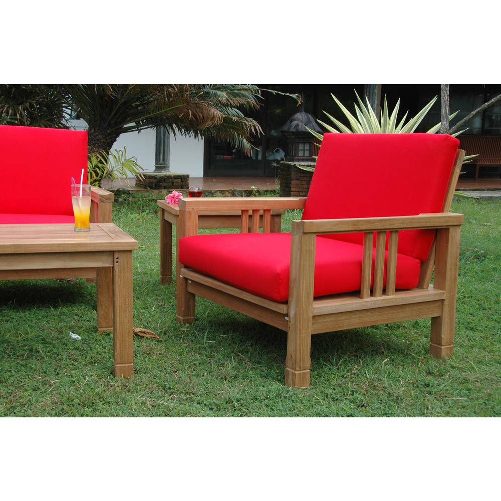 Southbay Deep Seating 5-Pieces Conversation Set A By Anderson Teak | Outdoor Sofas, Loveseats & Sectionals | Modishstore - 3