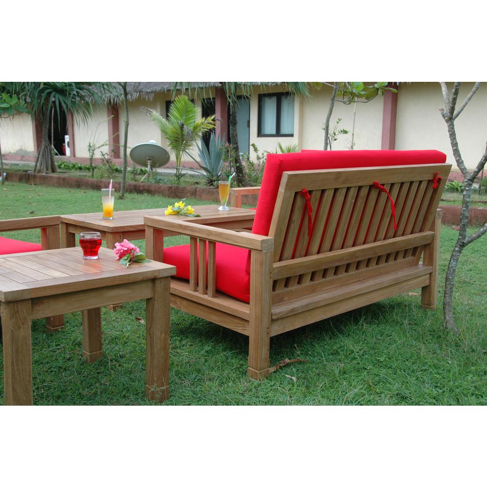 Southbay Deep Seating 5-Pieces Conversation Set A By Anderson Teak | Outdoor Sofas, Loveseats & Sectionals | Modishstore - 4