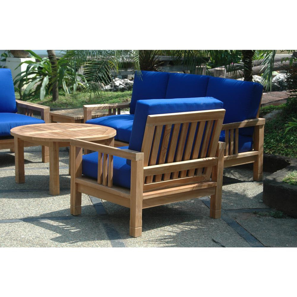 Southbay Deep Seating 5-Pieces Conversation Set C By Anderson Teak | Outdoor Sofas, Loveseats & Sectionals | Modishstore - 3