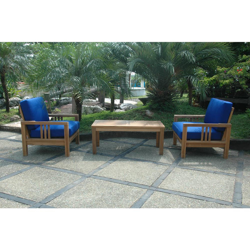 Southbay Deep Seating 3-Pieces Conversation Set B By Anderson Teak | Outdoor Sofas, Loveseats & Sectionals | Modishstore