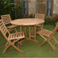 Andrew Butterfly Folding 5-Pieces Dining Set By Anderson Teak | Outdoor Dining Sets | Modishstore