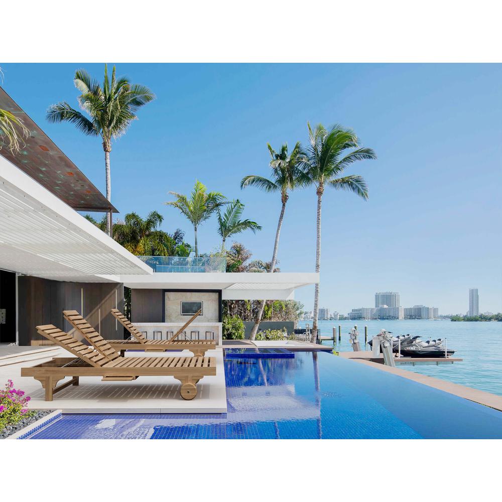 Del-Amo Bahama 3-Pieces Set With Square Side Table By Anderson Teak | Outdoor Sofas, Loveseats & Sectionals | Modishstore - 4