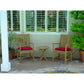 Curve 4-Pieces Conversation Set By Anderson Teak | Outdoor Sofas, Loveseats & Sectionals | Modishstore - 2
