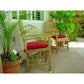 Curve 4-Pieces Conversation Set By Anderson Teak | Outdoor Sofas, Loveseats & Sectionals | Modishstore - 3