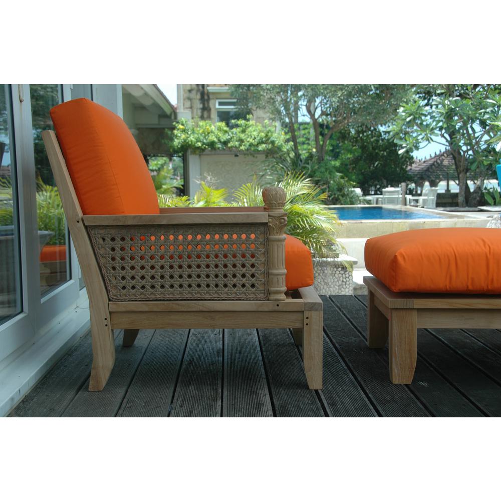 Luxe 2-Pieces Modular Set By Anderson Teak | Outdoor Sofas, Loveseats & Sectionals | Modishstore - 3