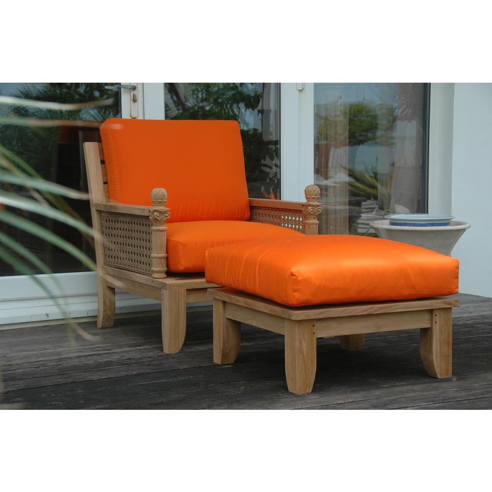 Luxe 2-Pieces Modular Set By Anderson Teak | Outdoor Sofas, Loveseats & Sectionals | Modishstore - 4