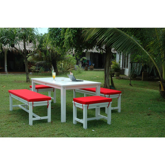 Magnolia 5-Pieces Dining Set By Anderson Teak | Outdoor Dining Sets | Modishstore