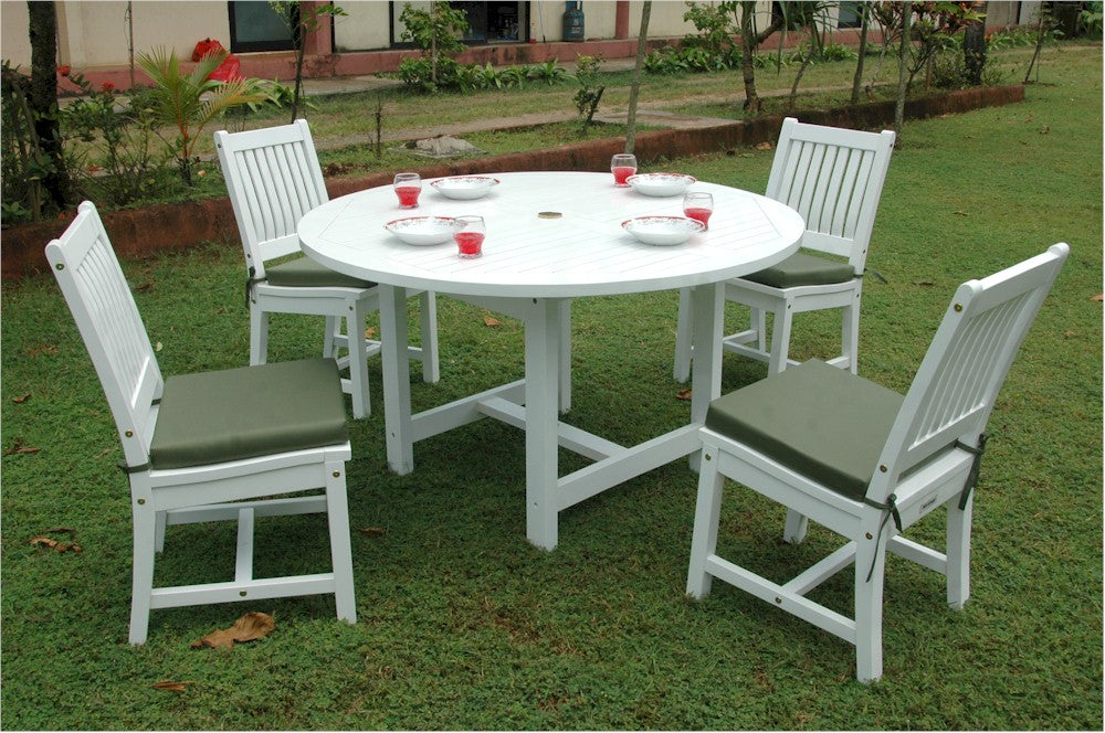 Regency 5-Pieces Dining Set By Anderson Teak | Outdoor Dining Sets | Modishstore - 2