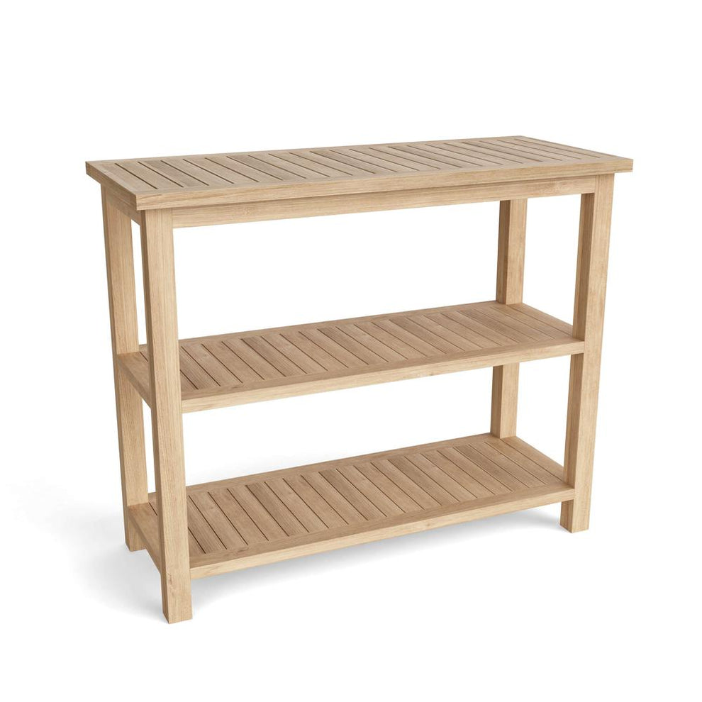 Towel Console W/ 2 Shelves Table By Anderson Teak | Console Tables | Modishstore - 2