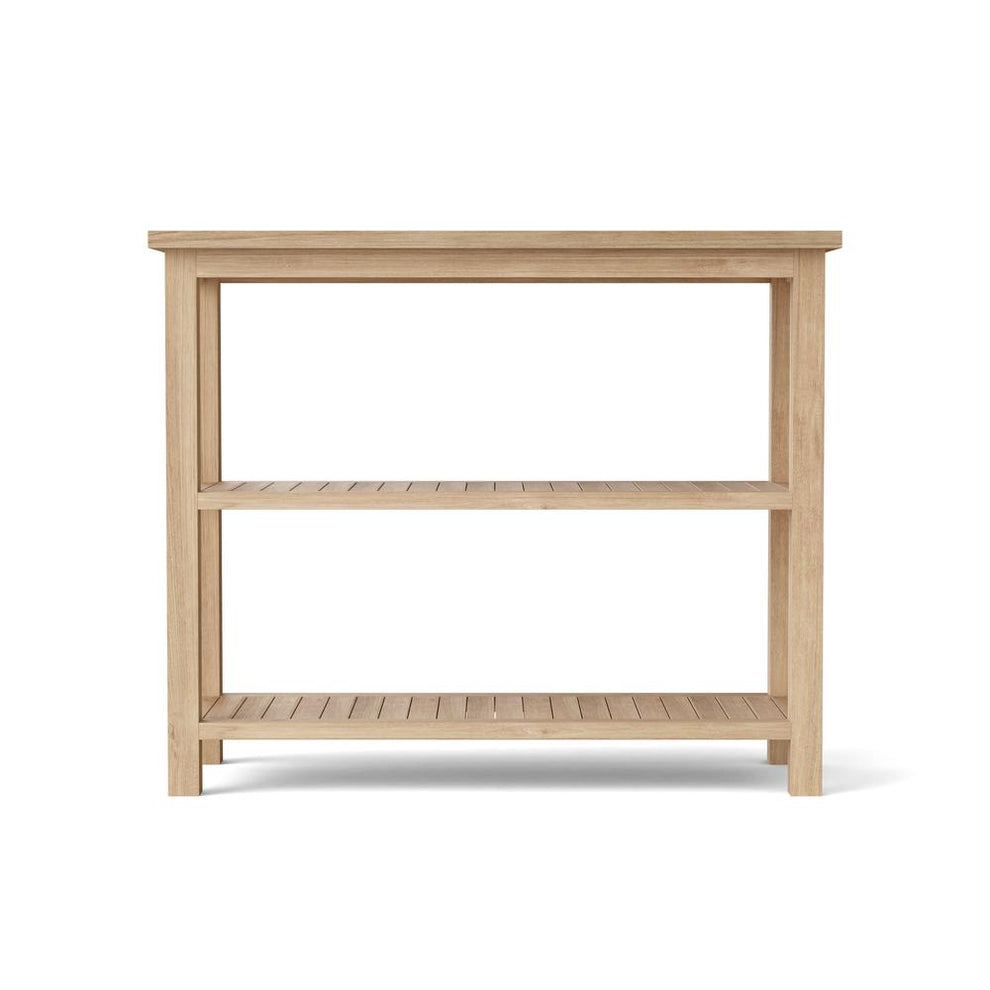 Towel Console W/ 2 Shelves Table By Anderson Teak | Console Tables | Modishstore - 3