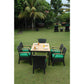 Bellagio 7-Pieces Dining Set By Anderson Teak | Outdoor Dining Sets | Modishstore - 4