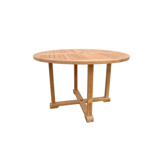 Tosca 4-Foot Round Table W/ Frame By Anderson Teak | Outdoor Tables | Modishstore