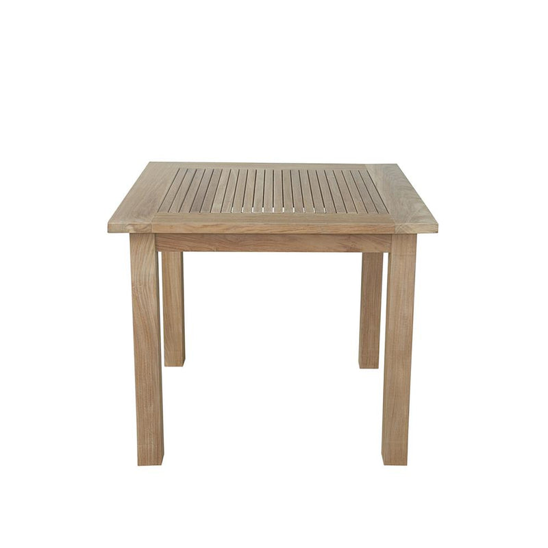 Bahama 35" Square Table Small Slats By Anderson Teak | Outdoor Tables | Modishstore