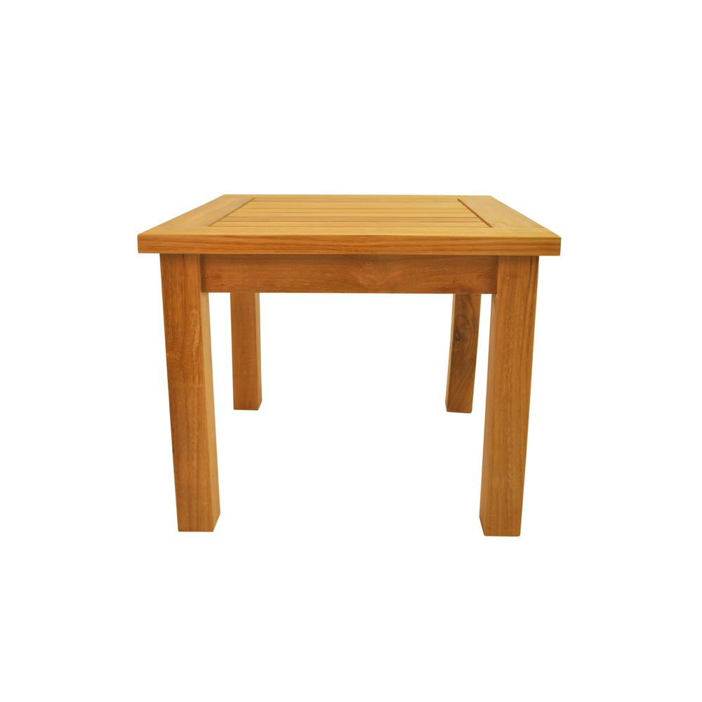 Bahama 35" Square Table Small Slats By Anderson Teak | Outdoor Tables | Modishstore - 4
