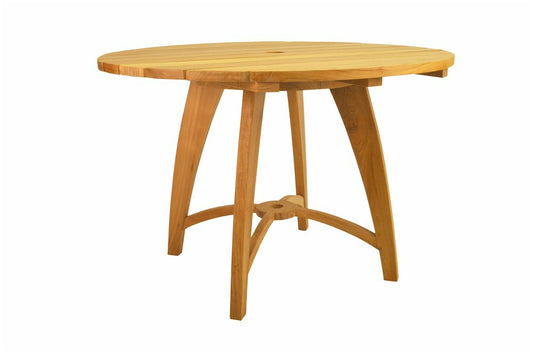 Florence 47" Round Table By Anderson Teak | Outdoor Tables | Modishstore